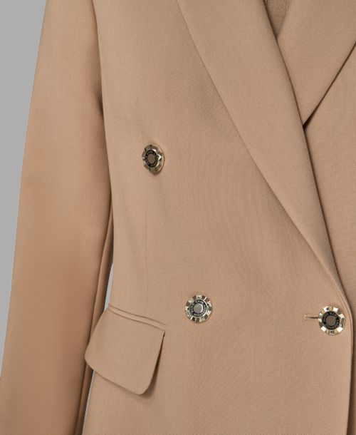 Karl Lagerfeld Paris Women's Long-Sleeve Double Breasted Blazer - Cartouche