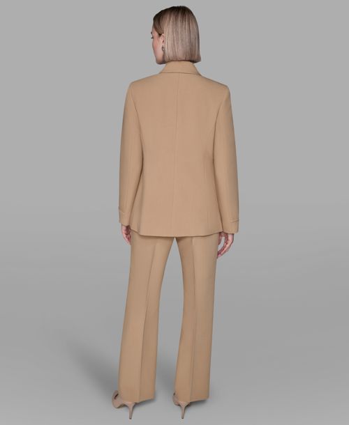 Karl Lagerfeld Paris Women's Long-Sleeve Double Breasted Blazer - Cartouche