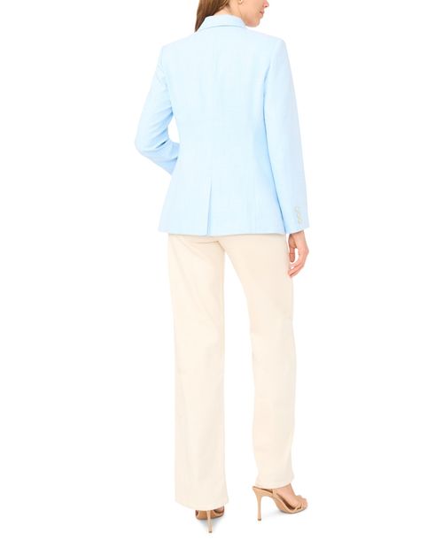 Vince Camuto Women's Collared Double Breasted Jacket - Sky