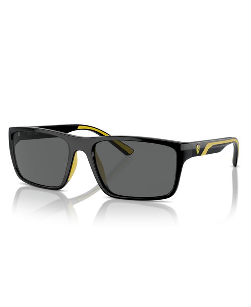 Scuderia Ferrari Men's Sunglasses, FZ6003U - Black Shiny