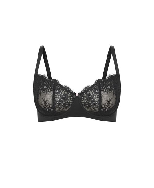 City Chic Women's Poppy Demi Underwire Bra - Black
