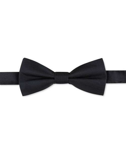 Calvin Klein Men's Unison Solid Self-Tie Bow Tie - Black