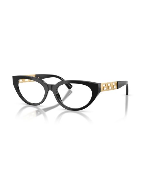 Versace Women's Cat Eye Eyeglasses, VE3383 - Black