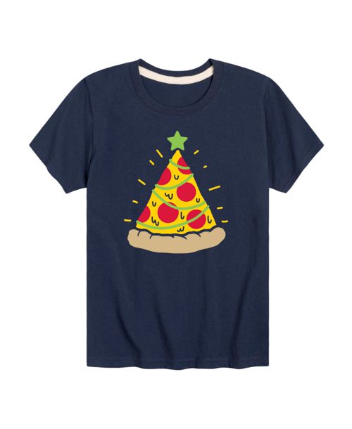 Hybrid Big Boys Pizza Tree Graphic Tee - Blue