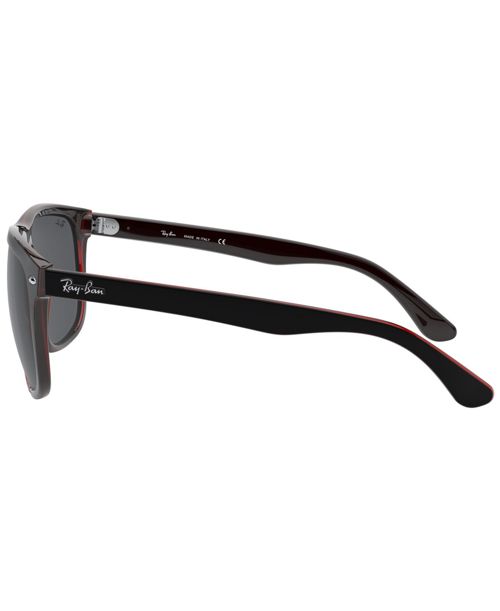 Ray-Ban Sunglasses, RB4147 - BLACK/MIRROR RED/GREY