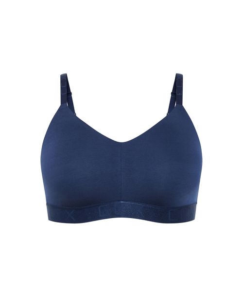 City Chic Women's Plus Size Signature Ccx Wireless Bra - Navy