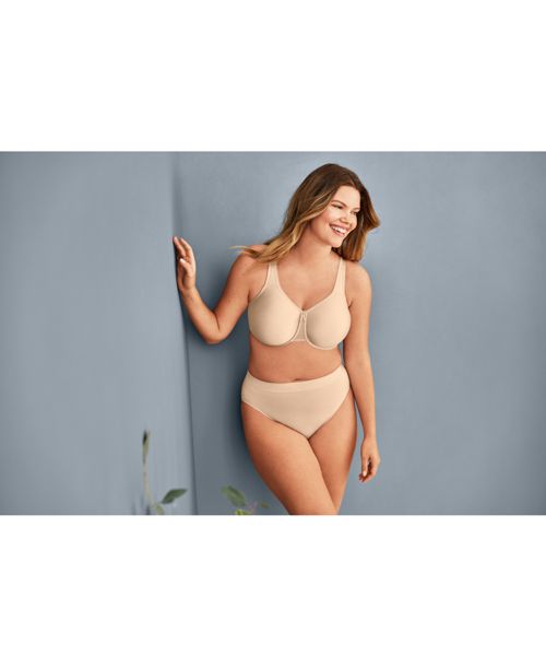 Wacoal Women's Basic Beauty Full-Figure Underwire Bra 855192, Up To H Cup - Sand (Nude 5)