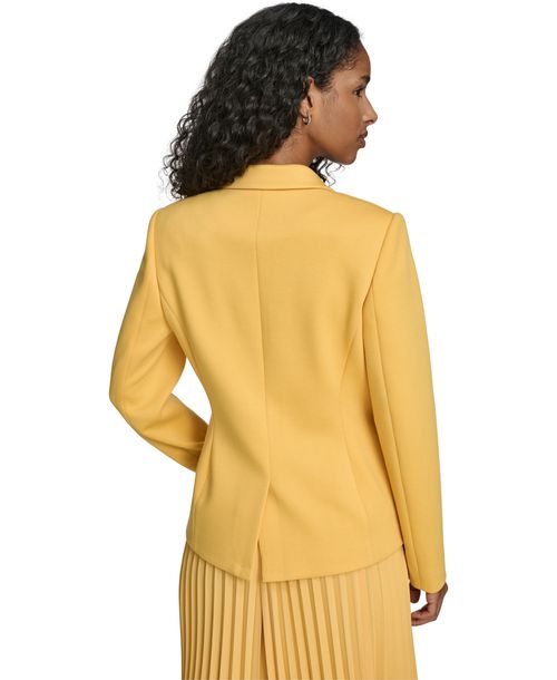 Tommy Hilfiger Women's One-Button Blazer - Deep Maize