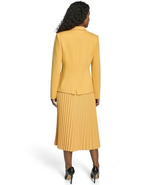 Tommy Hilfiger Women's One-Button Blazer - Deep Maize