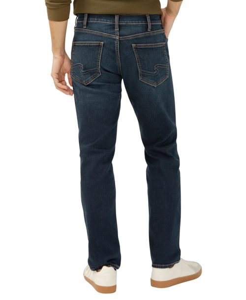 Silver Jeans Co. Men's Eddie Classic Athletic Fit Tapered Leg Jeans - Twister