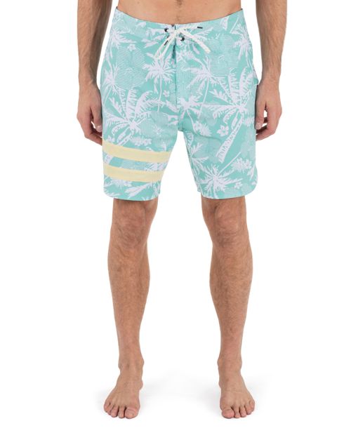 Hurley Men's Phantom Block Party Boardshorts - Tropical mist 2