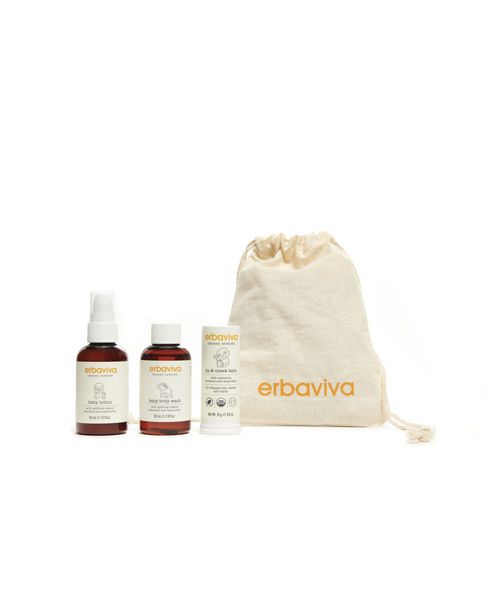 Erbaviva Baby Travel Set, 4.66 oz