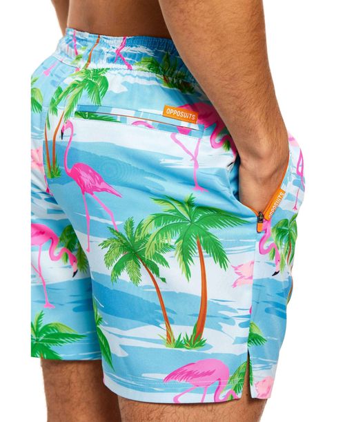 OppoSuits Men's Swim Shorts - Multicolor - flaminguy