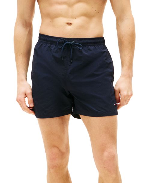 Tommy Hilfiger Men's Long Drawstring 7" Swim Trunks - Desert Sky