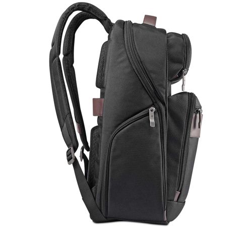 Samsonite Kombi 17.5" Large Backpack - Black/brown