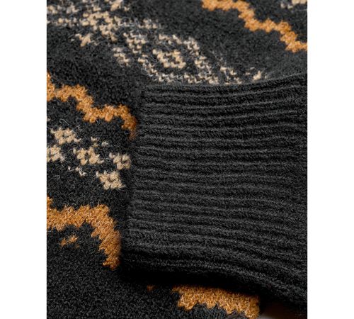Ugg Women's Kaelan Long Sleeve Fair Isle Knit Sweater - Black Multi
