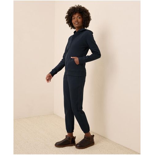 Pact Women's Organic Cotton Cloud Brushed Fleece Sweatpant - Midnight blue