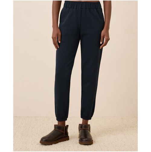 Pact Women's Organic Cotton Cloud Brushed Fleece Sweatpant - Midnight blue