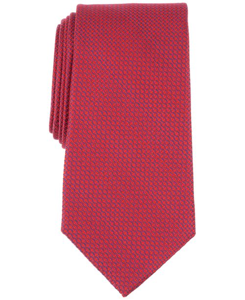 B by Brooks Brothers Men's Textured Solid Tie - Red