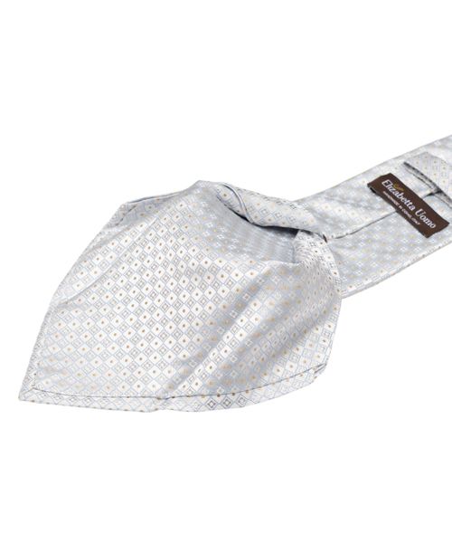 Elizabetta Men's Ravenna - Silk Jacquard Tie for Men - Pale blue