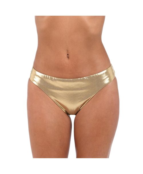 Sunshine 79 Women's Glitz And Gold Hipster Bottom - Gold