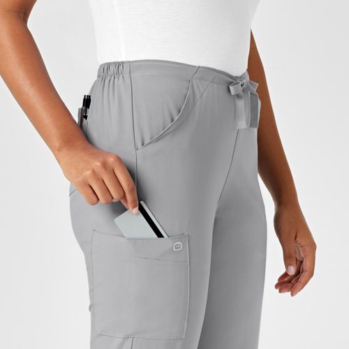 Wink Plus Size W123 Drawstring Scrub Pant - Grey