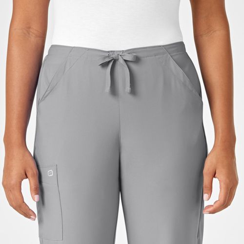 Wink Plus Size W123 Drawstring Scrub Pant - Grey