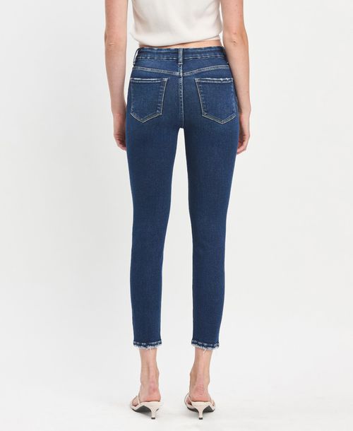 Flying Monkey Women's High Rise Skinny Jeans - Eulogize blue