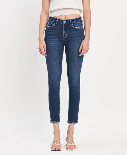 Flying Monkey Women's High Rise Skinny Jeans - Eulogize blue