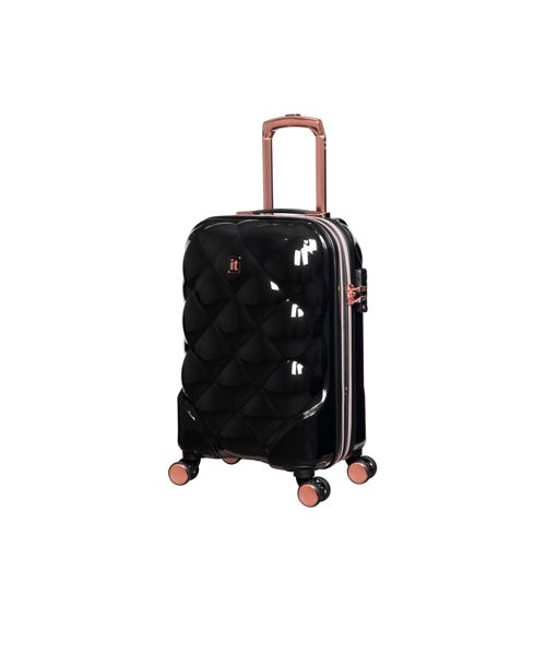 it Luggage St Tropez Trois 21" Hardside Carry-On 8 Wheel Expandable Spinner - Black