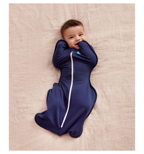 Love To Dream Swaddle Up Sleep Sack - Original 1.0 Tog - Twinkle Pink - Medium (13-19lbs) - Navy