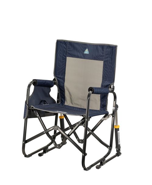 Gci Stowaway Rocker portable rocking chair - Navy topo
