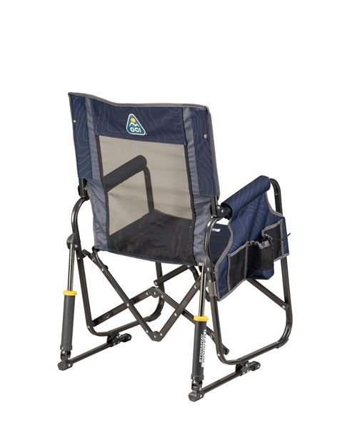 Gci Stowaway Rocker portable rocking chair - Navy topo