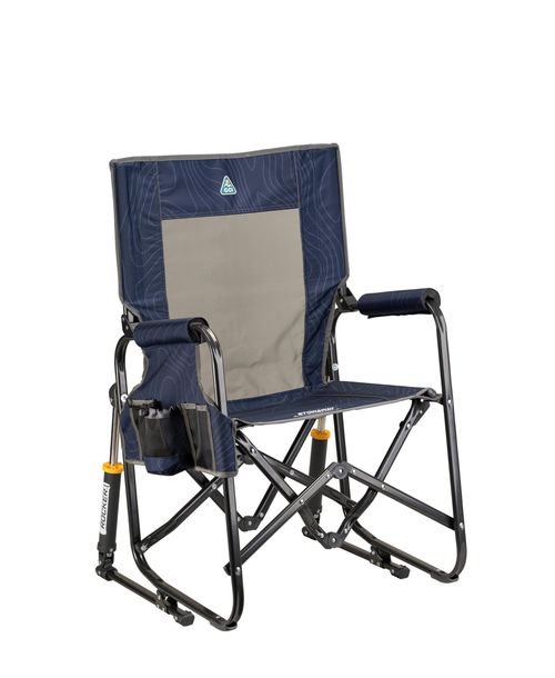 Gci Stowaway Rocker portable rocking chair - Navy topo