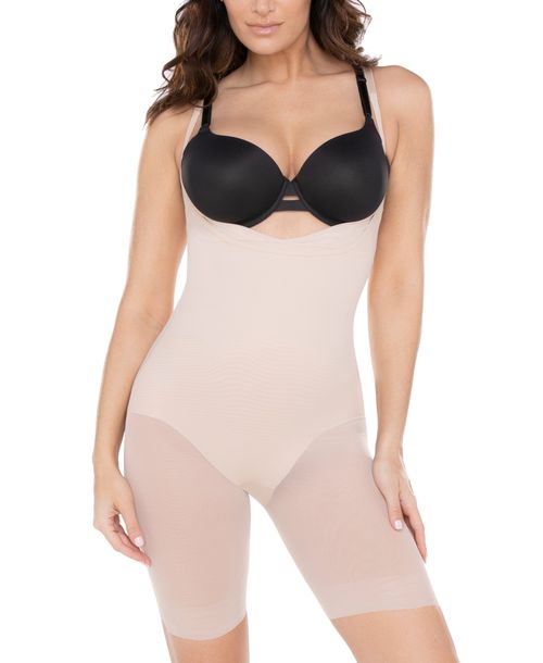 Miraclesuit Women's Sexy Sheer Extra Firm Wear Your Own Bra Thigh Slimmer 2781 - Warm Beige