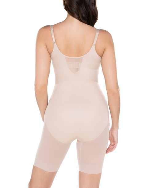 Miraclesuit Women's Sexy Sheer Extra Firm Wear Your Own Bra Thigh Slimmer 2781 - Warm Beige