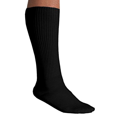 KingSize Big & Tall Diabetic Over-The-Calf Socks - Black