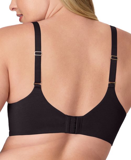 Bali Women's Cotton Collection 2-Ply Underwire Bra DF8131 - Black