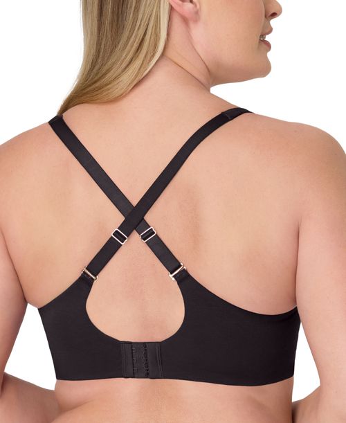 Bali Women's Cotton Collection 2-Ply Underwire Bra DF8131 - Black