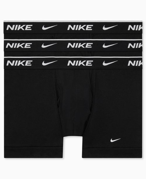 Nike Men's Dri-fit Essential Cotton Stretch Trunks, 3-Pack - Black