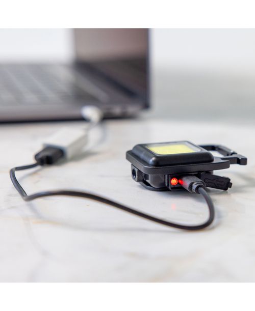 Travelon Set of 2, Cob Multy-use Rechargable Travel Lights - Black