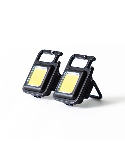 Travelon Set of 2, Cob Multy-use Rechargable Travel Lights - Black