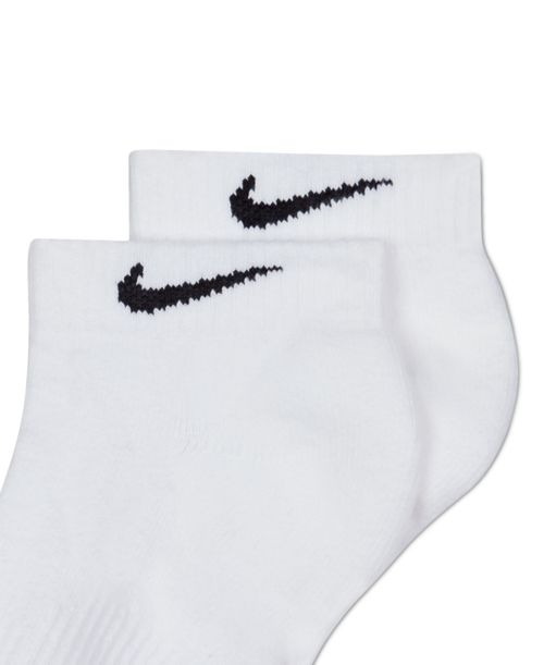 Nike Unisex Everyday Plus Cushioned Training Ankle Socks 6 Pairs - White