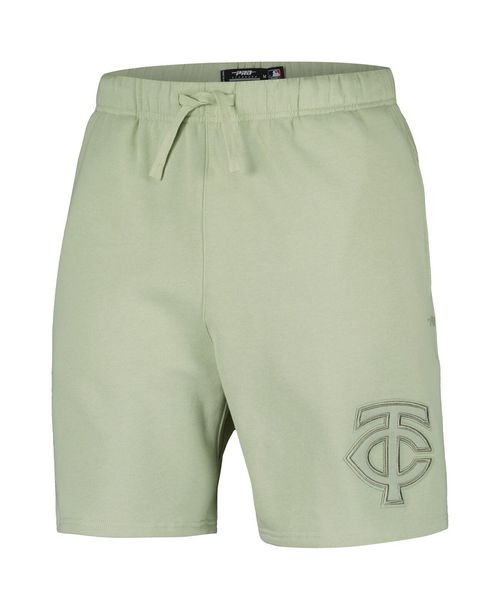 Pro Standard Men's Green Minnesota Twins Neutral Fleece Shorts - Green