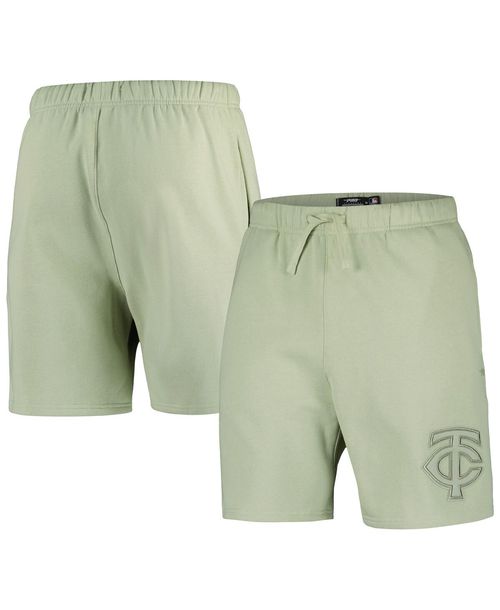 Pro Standard Men's Green Minnesota Twins Neutral Fleece Shorts - Green