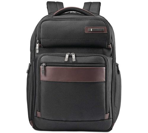 Samsonite Kombi 17.5" Large Backpack - Black/brown