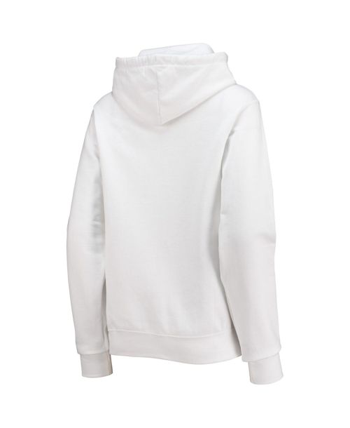 Women's Wear by Erin Andrews White Washington Commanders Fleece Pullover Hoodie - White