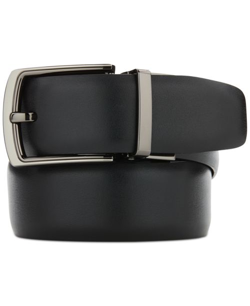 Perry Ellis Portfolio Men's Halfmoon Belt - Blk20