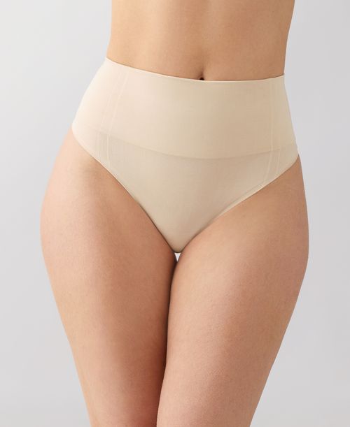 Wacoal Women's High-Rise Smooth Shaping Thong - Sand