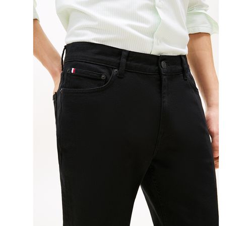 Tommy Hilfiger Men's Slim-Straight Denton Jeans - Black